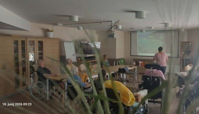 Utrinek z zaključnega druženja.