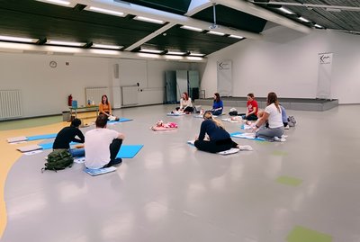 Utrinek našega prvega srečanja.